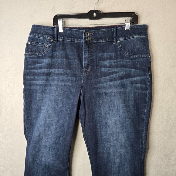 Lucky Brand Dark Blue Flare Jeans - Picture 2 of 15